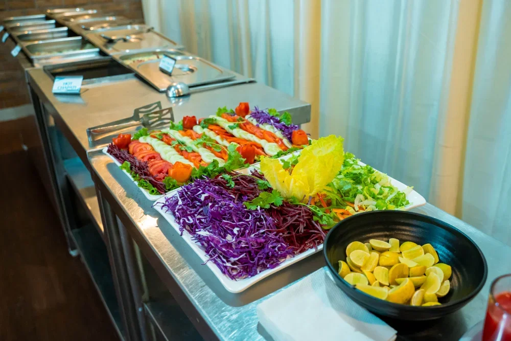 Fresh salad counter